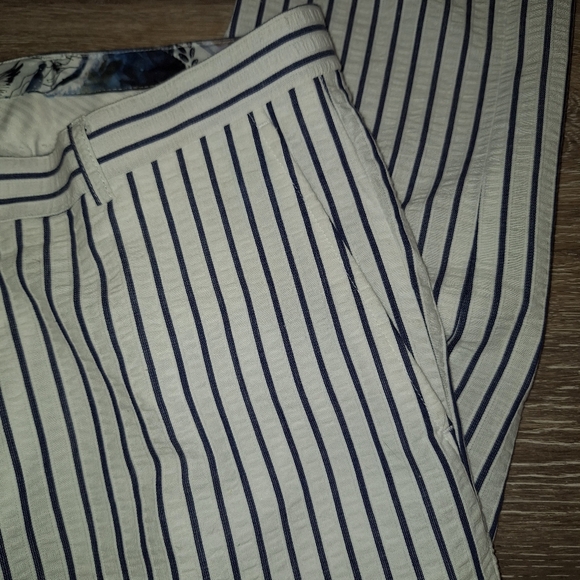Paisley & Gray Slim Fit White & Blue Striped Pant W30 x 32L NW0T Suit Seperate - Picture 6 of 14